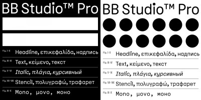 BB Studio Pro Font