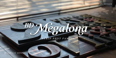 BD Megalona Font