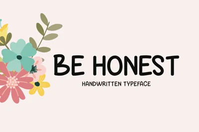 Be Honest Typeface