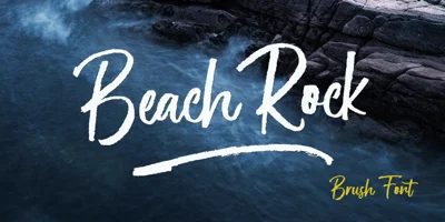 Beach Rock Font