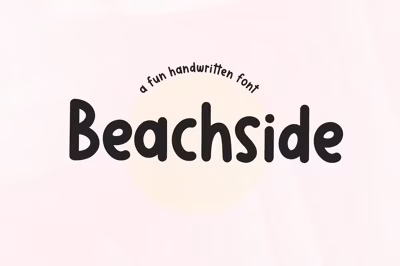 Beachside | Cute Handwritten Font Free Download