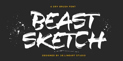 Beast Sketch Font