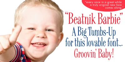 Beatnik Barbie Font