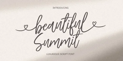 Beautiful Summit Font