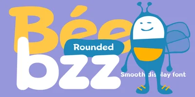 Beebzz Rounded Font