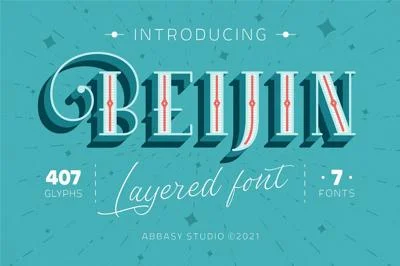 Beijin Layered Font