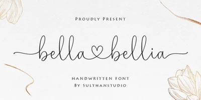 Bella Bellia Font
