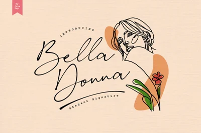 Bella Donna / Elegant Signature Font