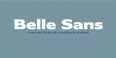 Belle Sans Font