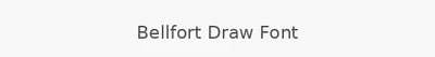 Bellfort Draw Font