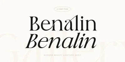 Benalin Style Font