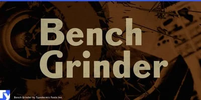 Bench Grinder Font