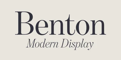 Benton Modern Font