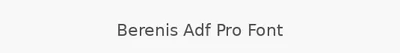 Berenis Adf Pro Font