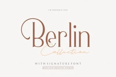 Berlin Collecti Free Font Font