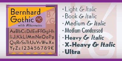 Bernhard Gothic SG Font