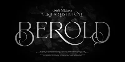 Berold Artistic Font