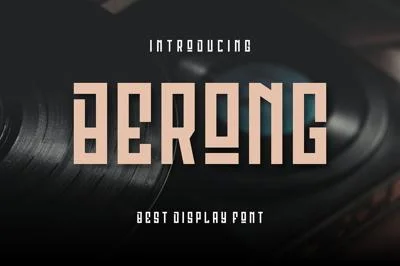 Berong Modern Display Font