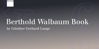 Berthold Walbaum Book Font