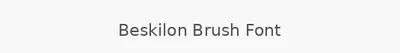 Beskilon Brush Font