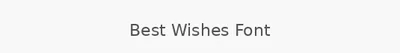 Best Wishes Font