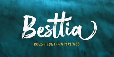 Besttia Brush Font