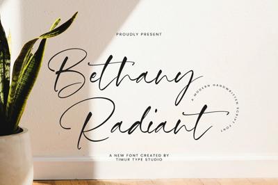 Bethany Radiant Font Free Download