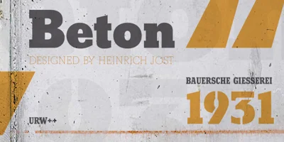 Beton Font