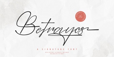Betrayos Font