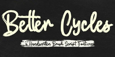 Better Cycles Font