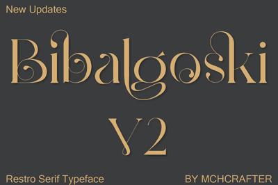 Bibalgoski V2 | Vintage Serif Type Free Download