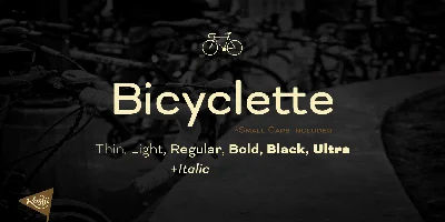 Bicyclette Font