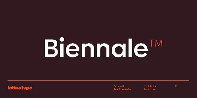 Biennale Font