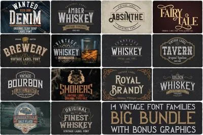 Big Bundle - 14 fonts