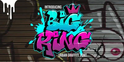 Big King Graffiti Font