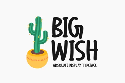 Big Wish Typeface