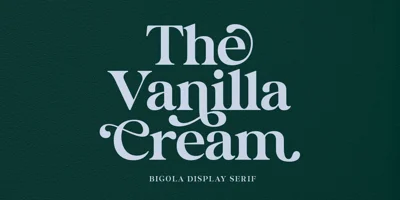 Bigola Display Font