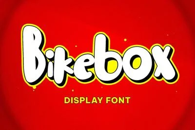 Bikebox Display Font