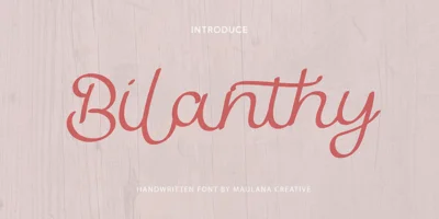 Bilanthy Font