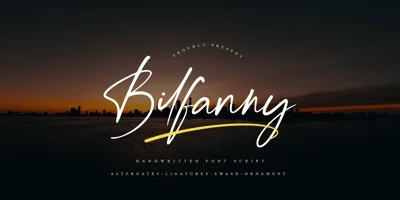 Bilfanny Font