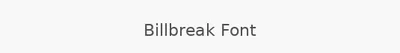 Billbreak Font