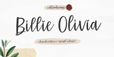 Billie Olivia Font