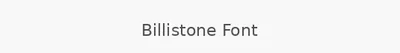 Billistone Font