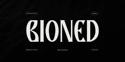 Bioned Font