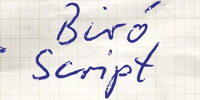 Biro Script Plus