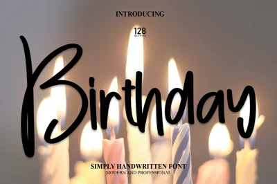 Birthday | Script Font