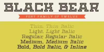 Black Bear Font