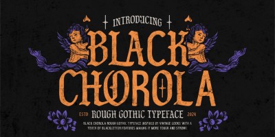 Black Chorola Font