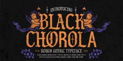 Black Chorola Font