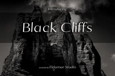 Black Cliffs Font
